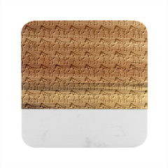 Pattern 129 Marble Wood Coaster (Square)