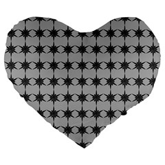 Pattern 138 Large 19  Premium Heart Shape Cushions by GardenOfOphir