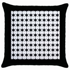 Pattern 137 Throw Pillow Case (black) by GardenOfOphir