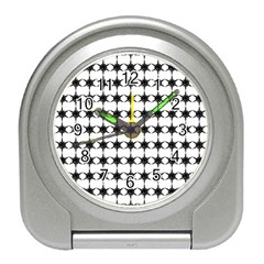 Pattern 137 Travel Alarm Clock by GardenOfOphir
