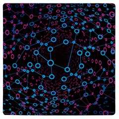 Artificial Intelligence Network Uv Print Square Tile Coaster  by Semog4