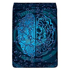 Artificial Intelligence Network Blue Art Removable Flap Cover (l) by Semog4