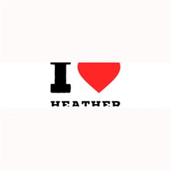 I Love Heather Large Bar Mat by ilovewhateva