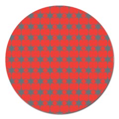 Pattern 147 Magnet 5  (round) by GardenOfOphir