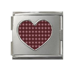 Pattern 150 Mega Link Heart Italian Charm (18mm)