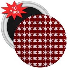 Pattern 152 3  Magnets (10 Pack)  by GardenOfOphir