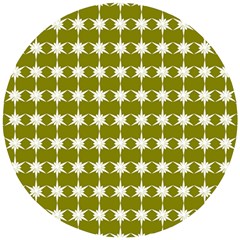 Pattern 153 Wooden Puzzle Round by GardenOfOphir