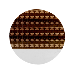 Pattern 154 Marble Wood Coaster (round) by GardenOfOphir