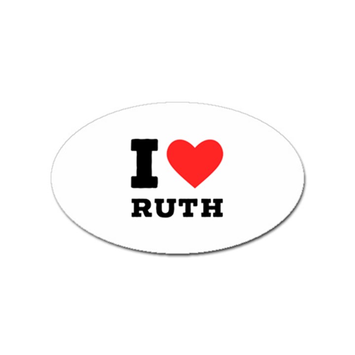 I love ruth Sticker Oval (100 pack)