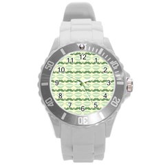 Pattern 173 Round Plastic Sport Watch (l) by GardenOfOphir