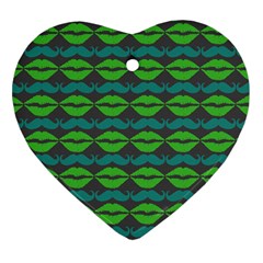 Pattern 179 Heart Ornament (two Sides) by GardenOfOphir