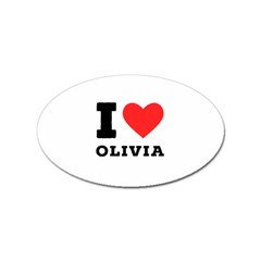 I Love Olivia Sticker Oval (100 Pack) by ilovewhateva