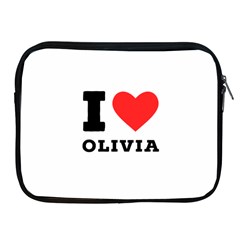 I Love Olivia Apple Ipad 2/3/4 Zipper Cases by ilovewhateva