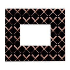 Pattern 183 White Wall Photo Frame 5  X 7  by GardenOfOphir