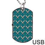 Pattern 191 Dog Tag USB Flash (Two Sides) Front