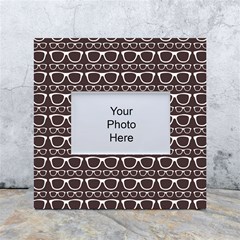 Pattern 201 White Box Photo Frame 4  X 6  by GardenOfOphir