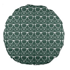 Pattern 202 Large 18  Premium Round Cushions by GardenOfOphir