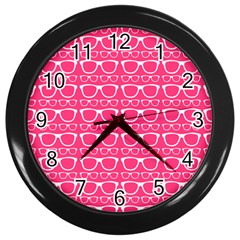 Pattern 204 Wall Clock (black) by GardenOfOphir