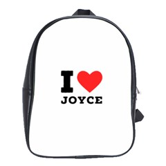 I Love Joyce School Bag (large) by ilovewhateva