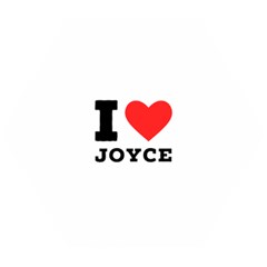 I Love Joyce Wooden Puzzle Hexagon by ilovewhateva