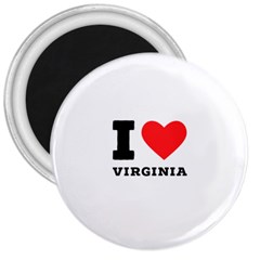 I Love Virginia 3  Magnets