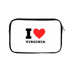I Love Virginia Apple Macbook Pro 13  Zipper Case by ilovewhateva