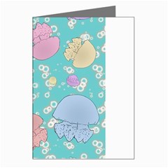 Jellyfish Animal Translucent Greeting Cards (pkg Of 8) by Semog4