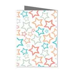 Background Pattern Texture Design Mini Greeting Cards (pkg Of 8) by Semog4