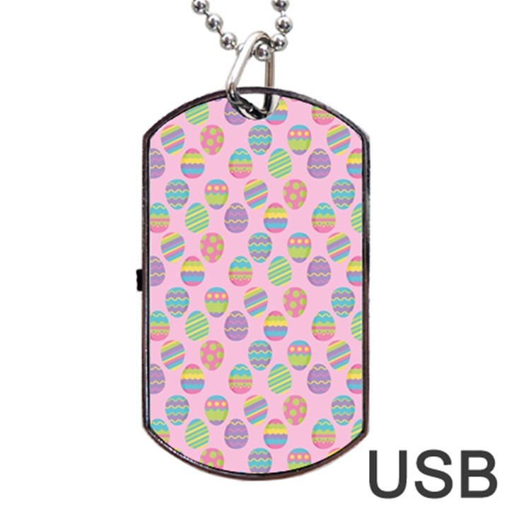 Egg Easter Eggs Pastel Digital Art Dog Tag USB Flash (One Side)