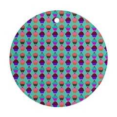 Pattern 210 Round Ornament (two Sides) by GardenOfOphir