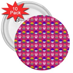 Pattern 211 3  Buttons (10 Pack)  by GardenOfOphir