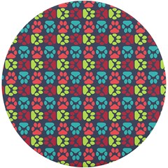 Pattern 217 Uv Print Round Tile Coaster by GardenOfOphir