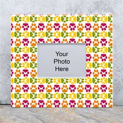 Pattern 219 White Wall Photo Frame 5  X 7  by GardenOfOphir