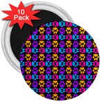 Pattern 221 3  Magnets (10 pack)  Front