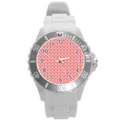 Pattern 225 Round Plastic Sport Watch (l)