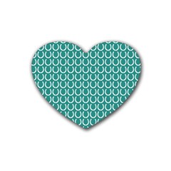 Pattern 226 Rubber Heart Coaster (4 Pack) by GardenOfOphir