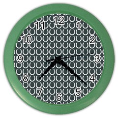 Pattern 233 Color Wall Clock by GardenOfOphir