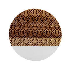 Pattern 244 Marble Wood Coaster (round) by GardenOfOphir