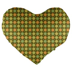 Pattern 251 Large 19  Premium Heart Shape Cushions