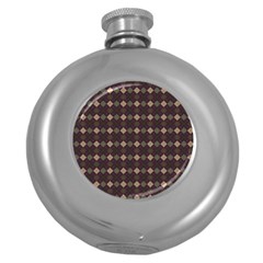 Pattern 254 Round Hip Flask (5 Oz) by GardenOfOphir