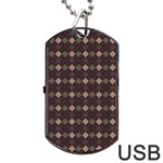 Pattern 254 Dog Tag USB Flash (Two Sides) Back