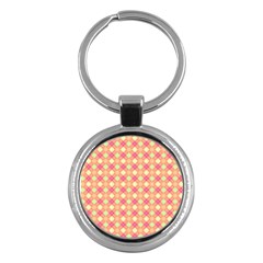 Pattern 256 Key Chain (round) by GardenOfOphir