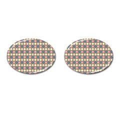 Pattern 258 Cufflinks (oval) by GardenOfOphir