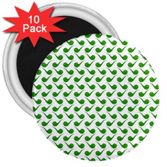 Pattern 272 3  Magnets (10 Pack)  by GardenOfOphir