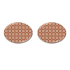 Pattern 294 Cufflinks (oval) by GardenOfOphir