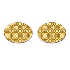 Pattern 296 Cufflinks (oval) by GardenOfOphir