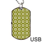 Pattern 297 Dog Tag USB Flash (One Side) Front