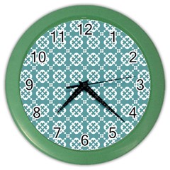 Pattern 299 Color Wall Clock by GardenOfOphir