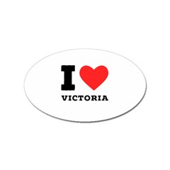 I Love Victoria Sticker (oval) by ilovewhateva