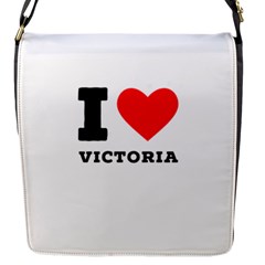 I Love Victoria Flap Closure Messenger Bag (s) by ilovewhateva